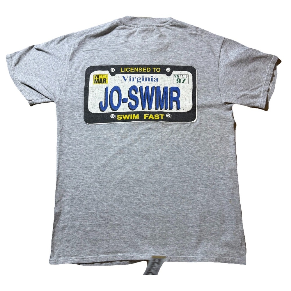 Vintage 1997 JO SWMR Virginia Swim Championships T Shirt Mens M Hanes